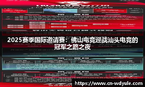 2025赛季国际邀请赛：佛山电竞迎战汕头电竞的冠军之路之夜